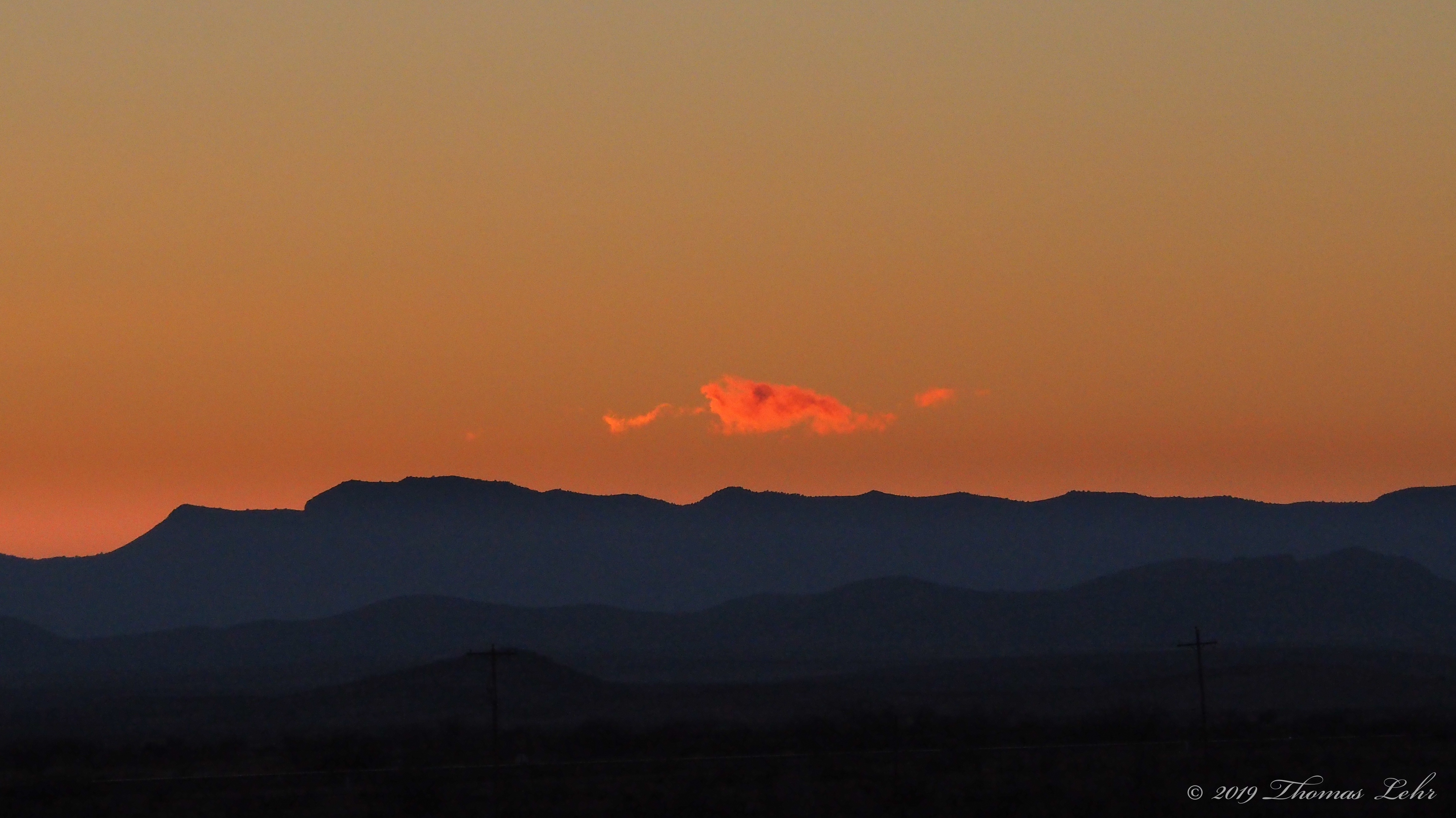 a gilded mote on blue velvet—