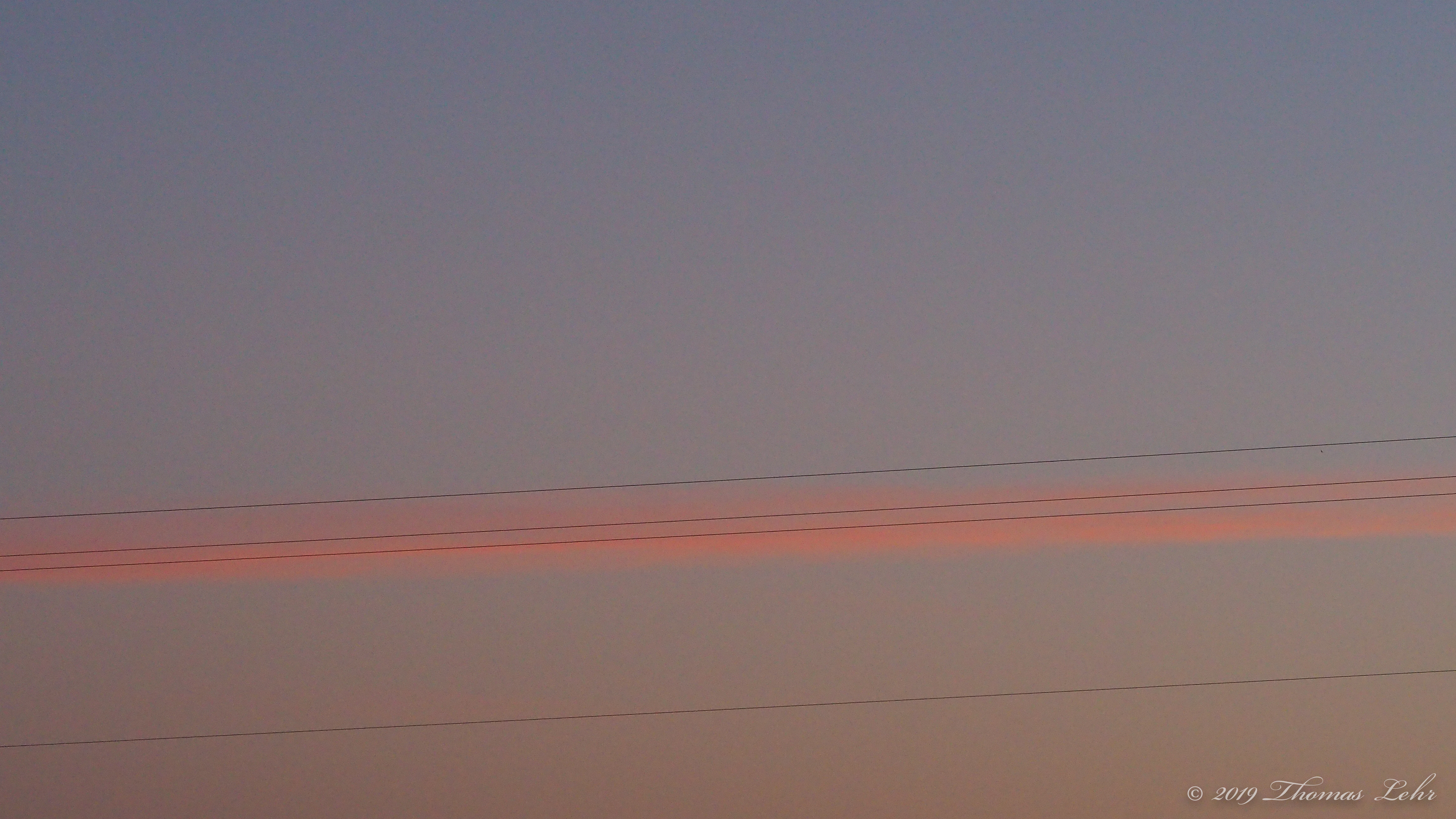 in the background; from joy