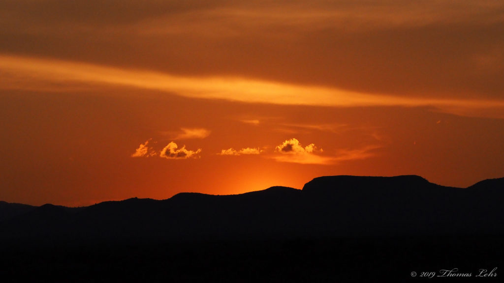 for him, showing him