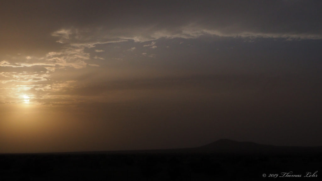 My heart was shaken with tears; and horror