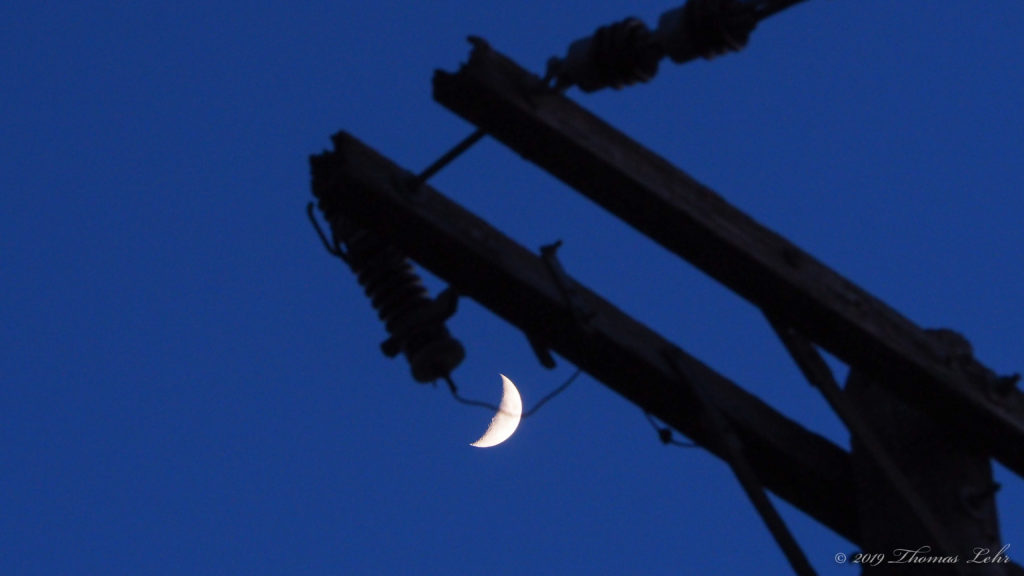 on desert road 2810 at evening