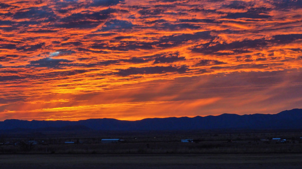 settling on a shape like oil in water.