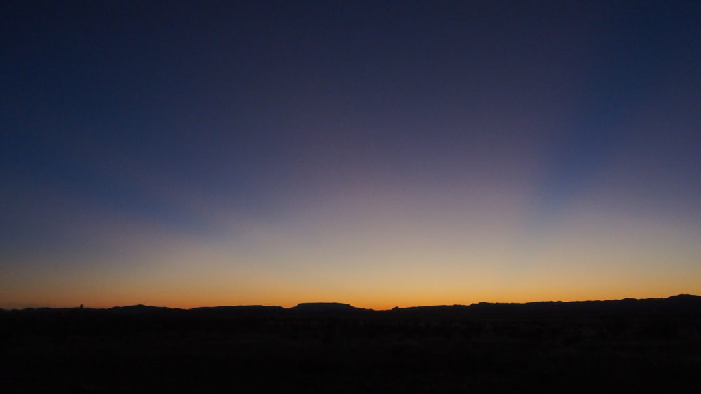 while canyons recede