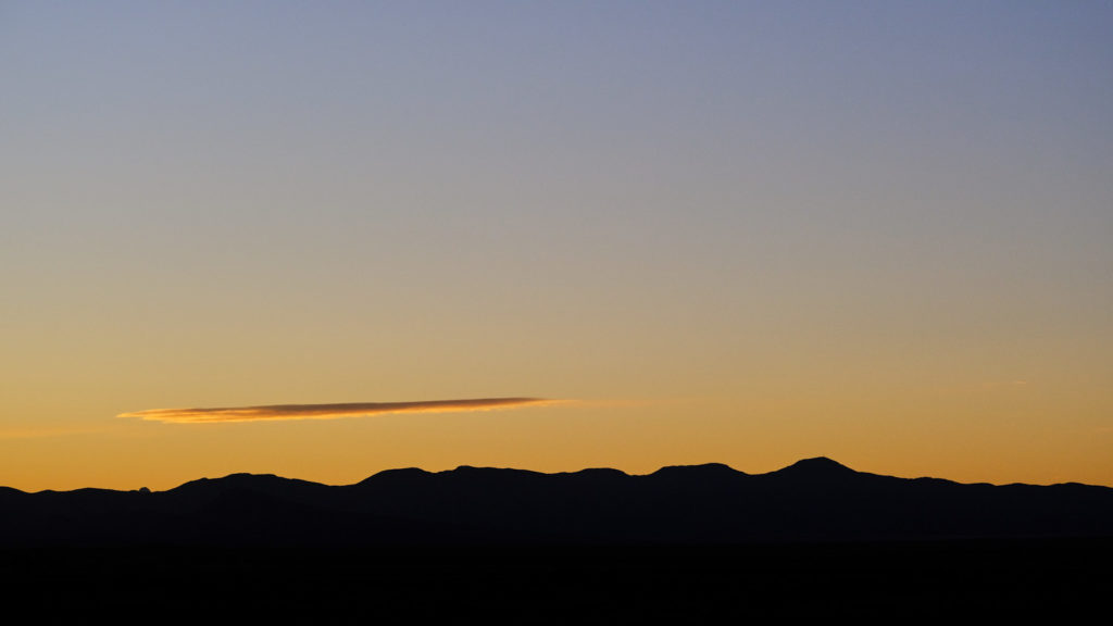 around me going dark, as stars press