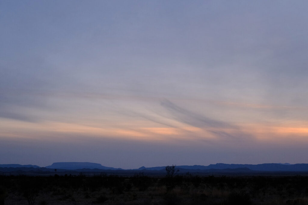 somewhere behind those clouds. So many things are possible at once. So