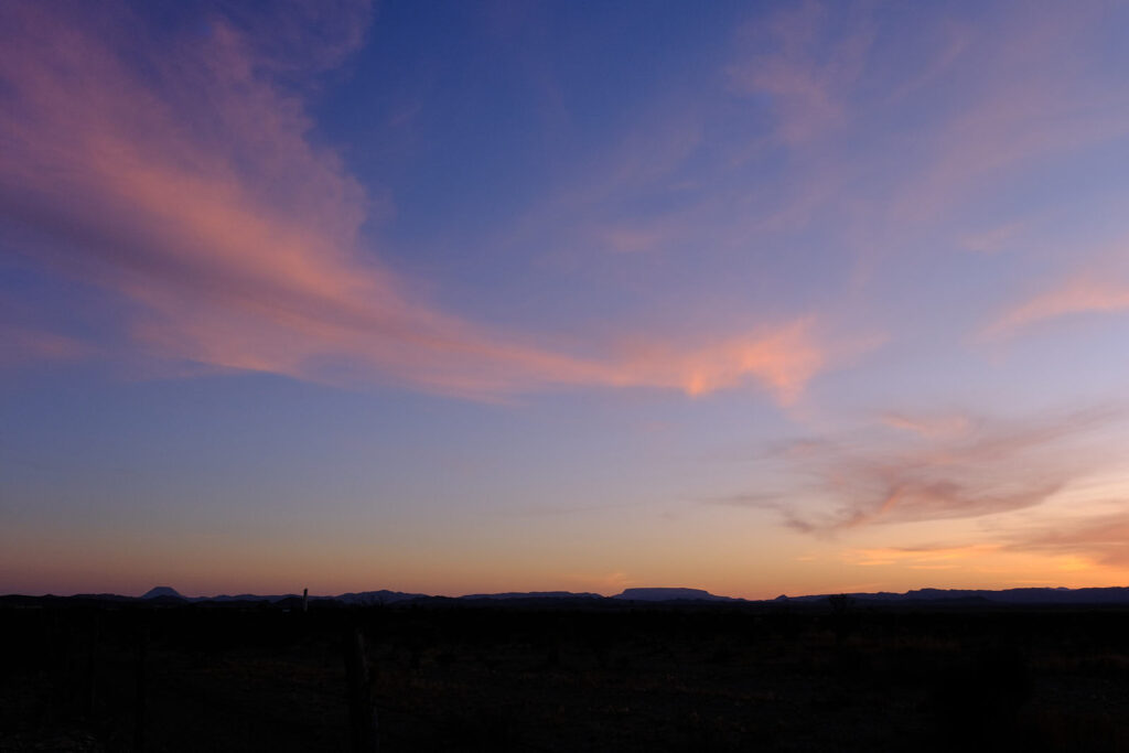 going over all the words