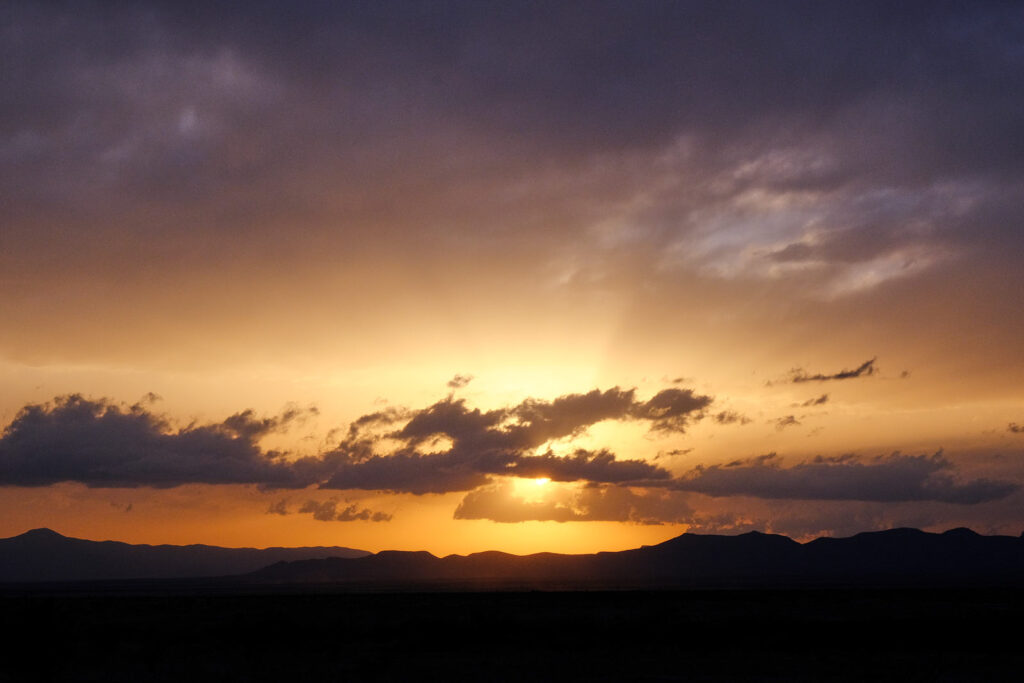 Cascading little waterfalls