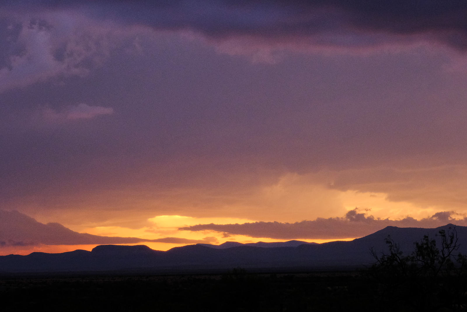 Thunder, but not loud.