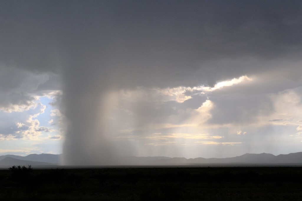 or exits, doors swinging wildly